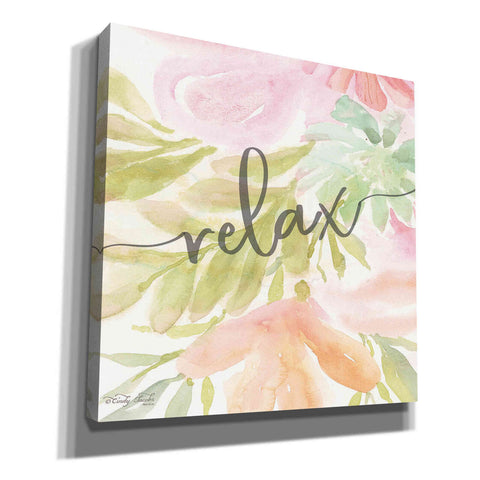 Image of 'Floral Relax' by Cindy Jacobs, Canvas Wall Art