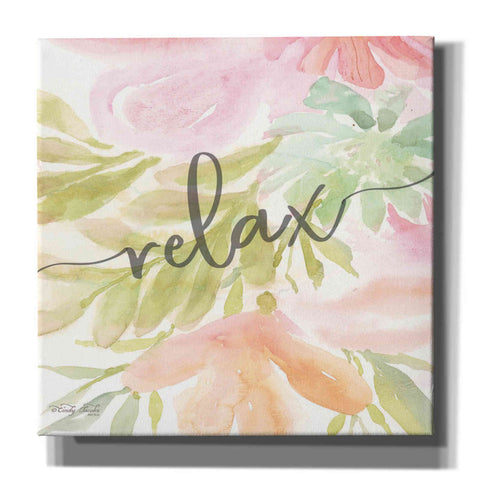 Image of 'Floral Relax' by Cindy Jacobs, Canvas Wall Art