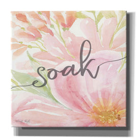'Floral Soak' by Cindy Jacobs, Canvas Wall Art