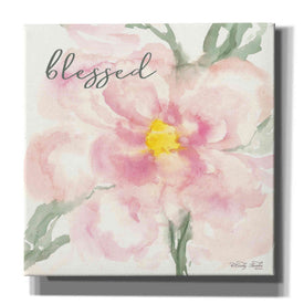 'Floral Blessed' by Cindy Jacobs, Canvas Wall Art