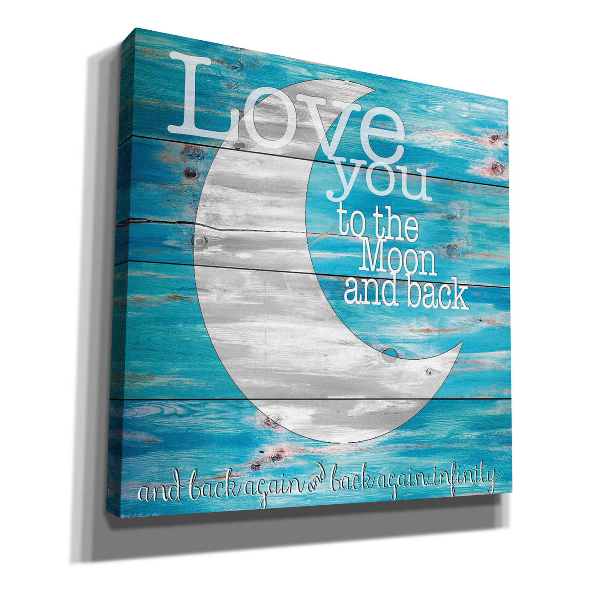 'Love You to the Moon and Back' by Cindy Jacobs, Canvas Wall Art