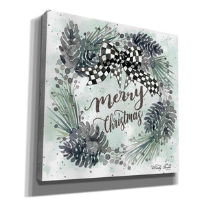 'Merry Christmas Wreath II' by Cindy Jacobs, Canvas Wall Art