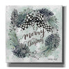 'Merry Christmas Wreath II' by Cindy Jacobs, Canvas Wall Art