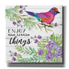 'Enjoy Little Things' by Cindy Jacobs, Canvas Wall Art