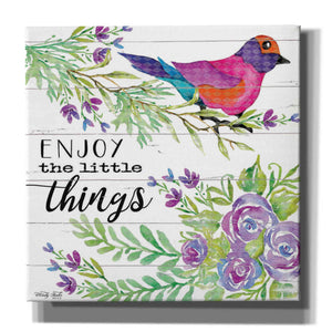 'Enjoy Little Things' by Cindy Jacobs, Canvas Wall Art