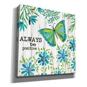 'Always Be Positive' by Cindy Jacobs, Canvas Wall Art