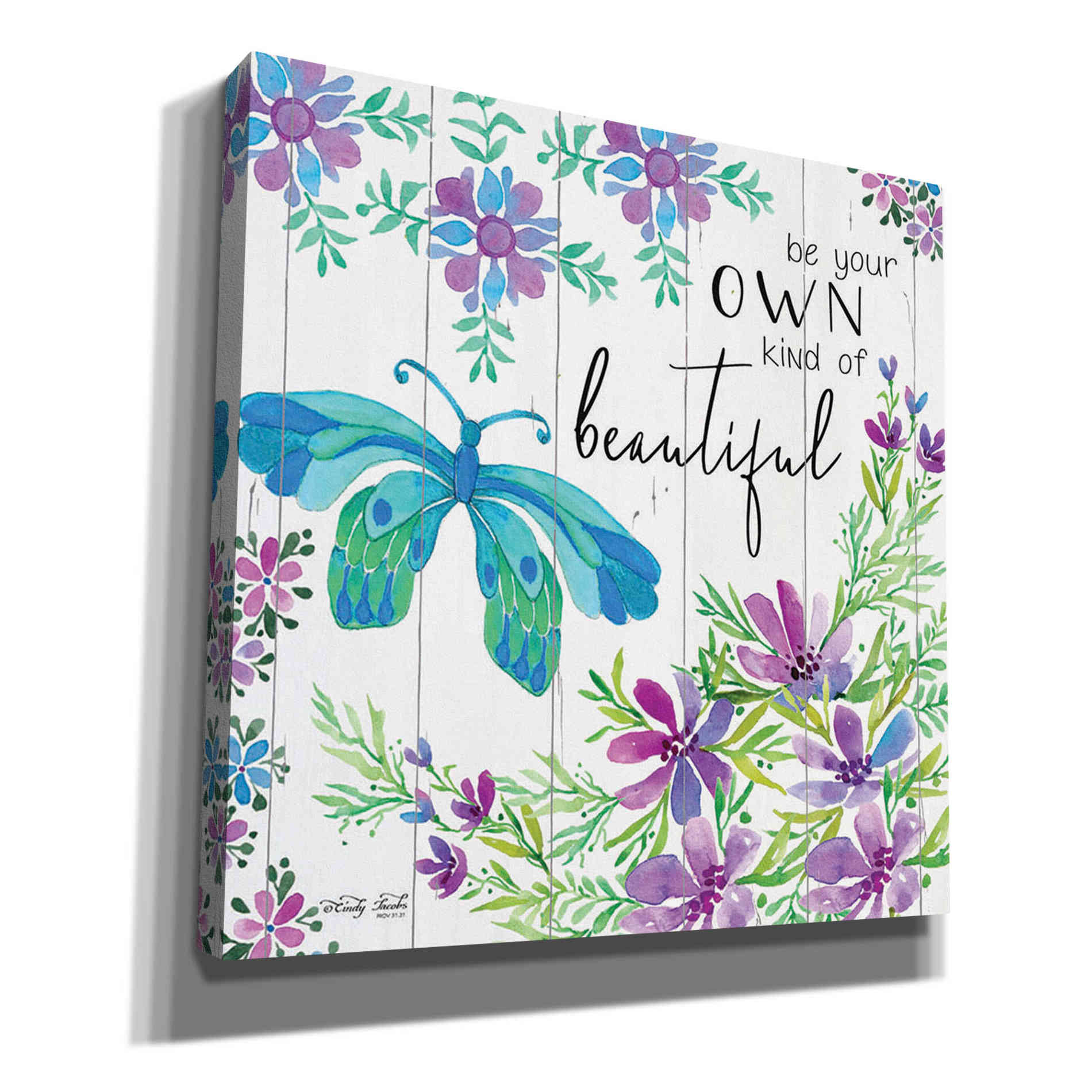 'Be Your Own Kind of Beautiful' by Cindy Jacobs, Canvas Wall Art