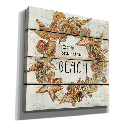 Image of 'Life is Better at the Beach' by Cindy Jacobs, Canvas Wall Art