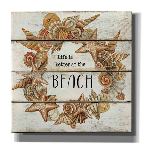 Image of 'Life is Better at the Beach' by Cindy Jacobs, Canvas Wall Art