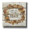 'Take Me to the Beach' by Cindy Jacobs, Canvas Wall Art
