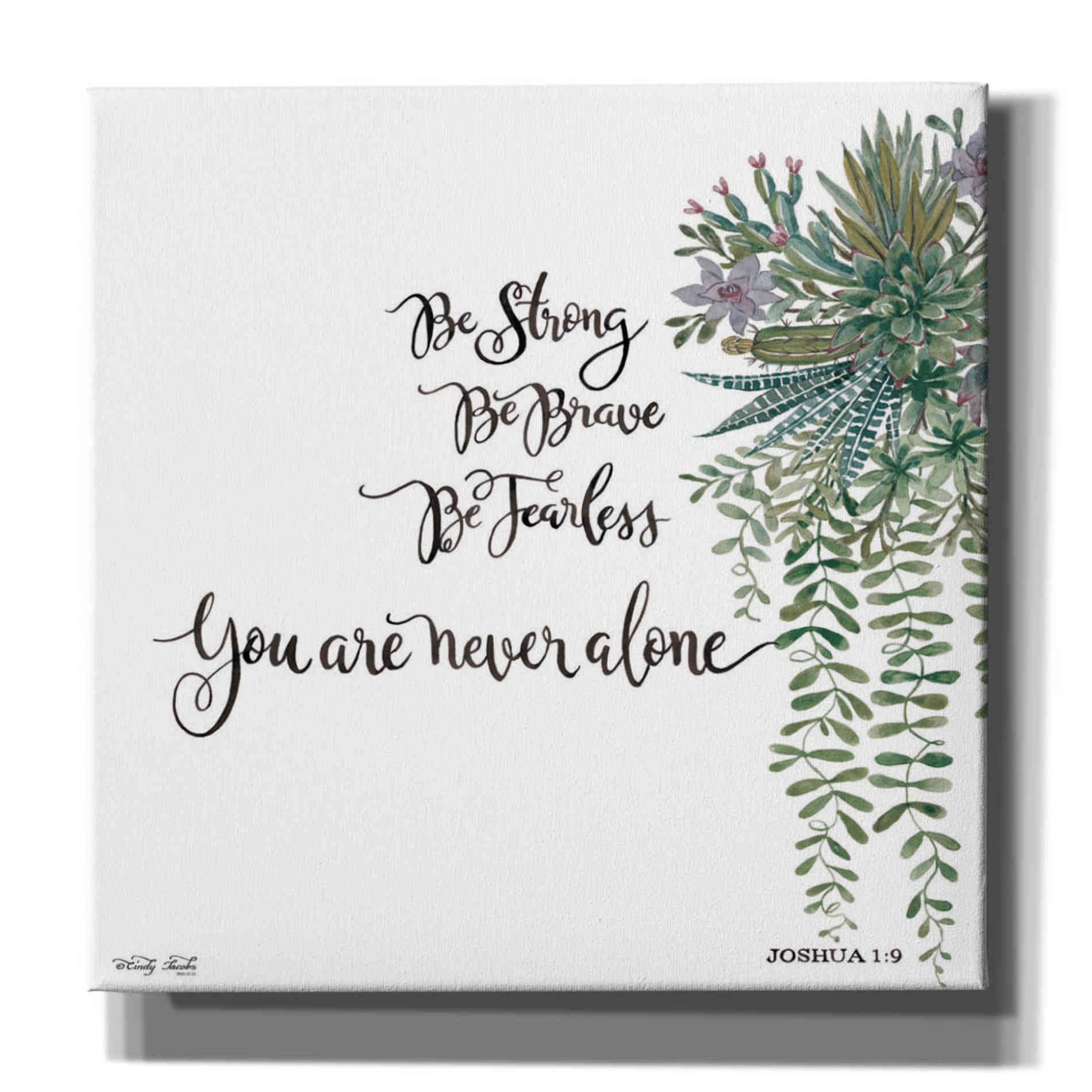 'Be Strong' by Cindy Jacobs, Canvas Wall Art