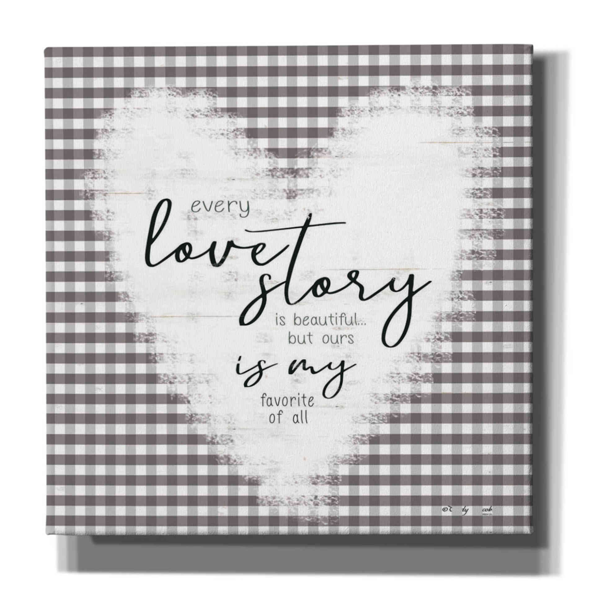 'Love Story' by Cindy Jacobs, Canvas Wall Art