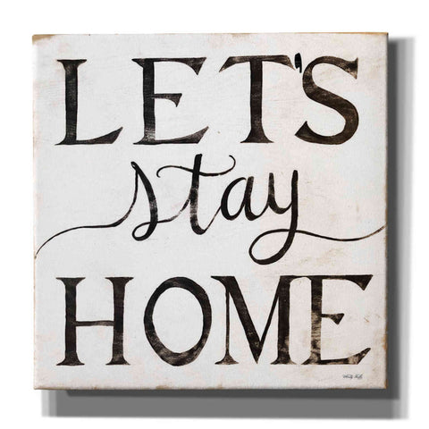 Image of 'Let's Stay Home I' by Cindy Jacobs, Canvas Wall Art