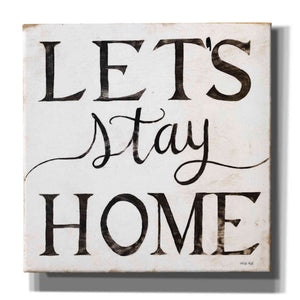 'Let's Stay Home I' by Cindy Jacobs, Canvas Wall Art