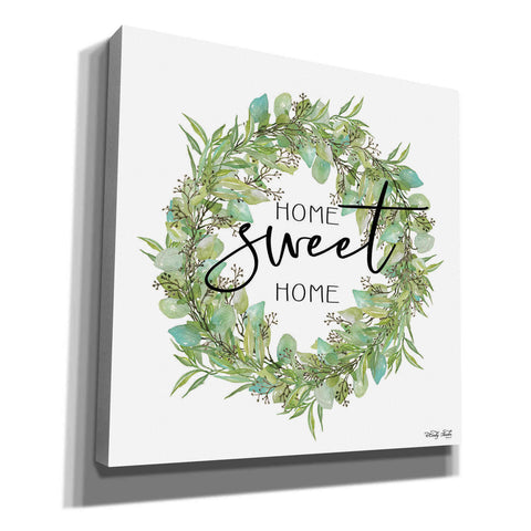 Image of 'Home Sweet Home Wreath I' by Cindy Jacobs, Canvas Wall Art