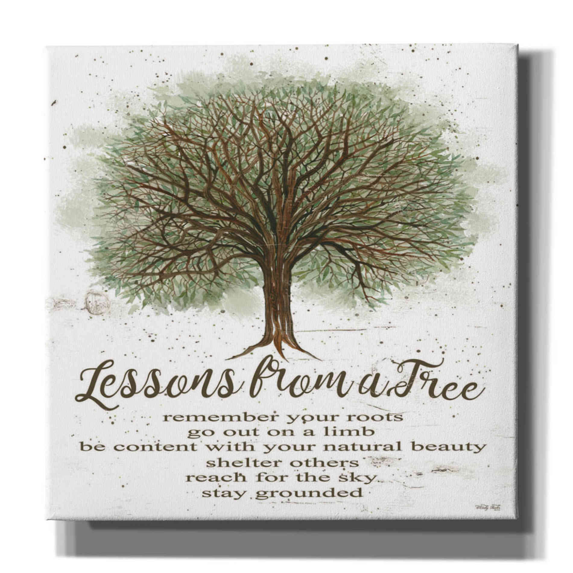 'Lessons From a Tree' by Cindy Jacobs, Canvas Wall Art