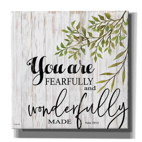 Image of 'You are Fearfully and Wonderfully Made' by Cindy Jacobs, Canvas Wall Art