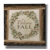 'Welcome Fall Wreath' by Cindy Jacobs, Canvas Wall Art