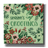 'Season's Greetings Florals' by Cindy Jacobs, Canvas Wall Art
