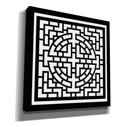 Image of 'Black & White Geo I' by Cindy Jacobs, Canvas Wall Art