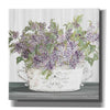 'Lilac Galvanized Pot' by Cindy Jacobs, Canvas Wall Art