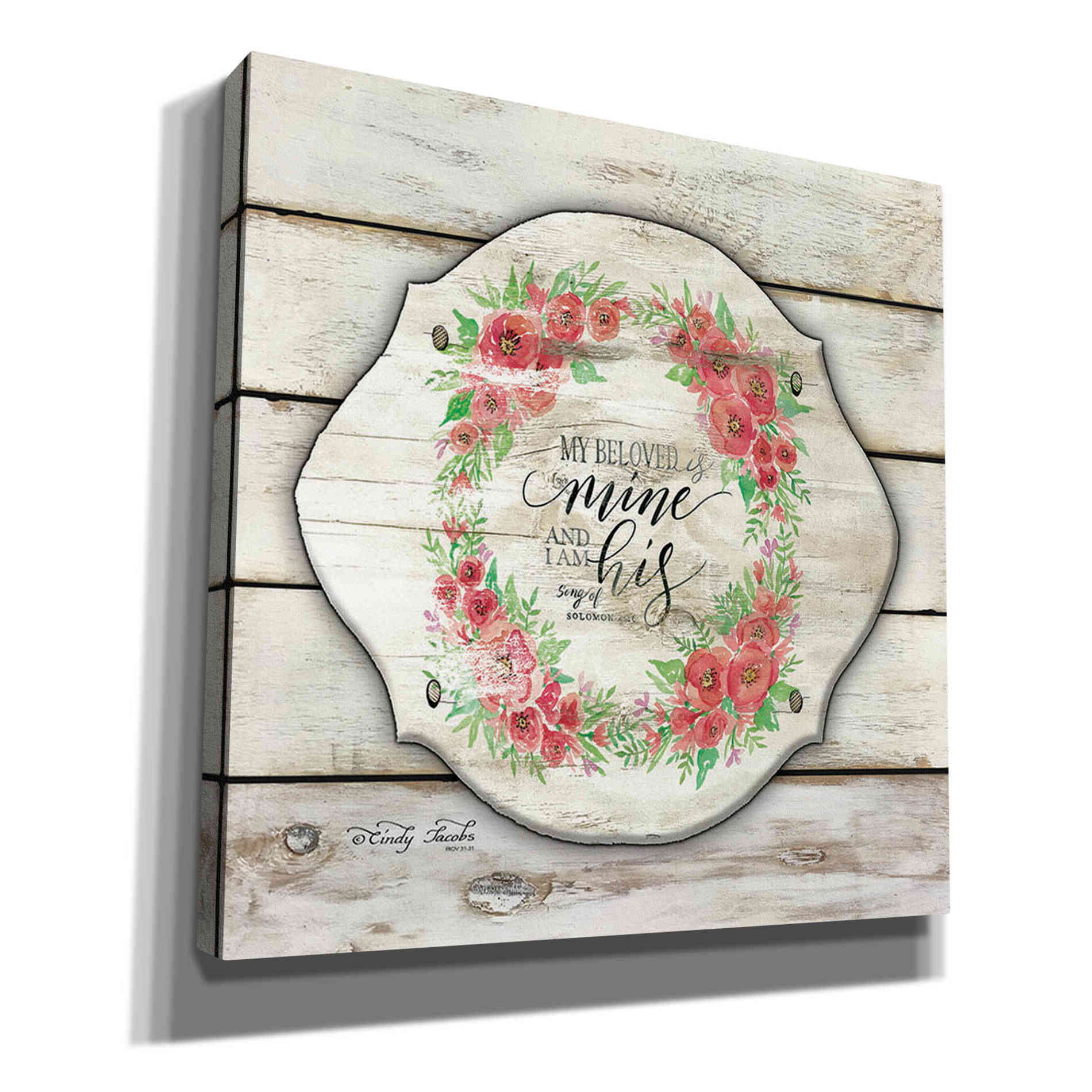 'My Beloved is Mine' by Cindy Jacobs, Canvas Wall Art