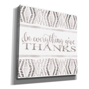 'In Everything Give Thanks' by Cindy Jacobs, Canvas Wall Art