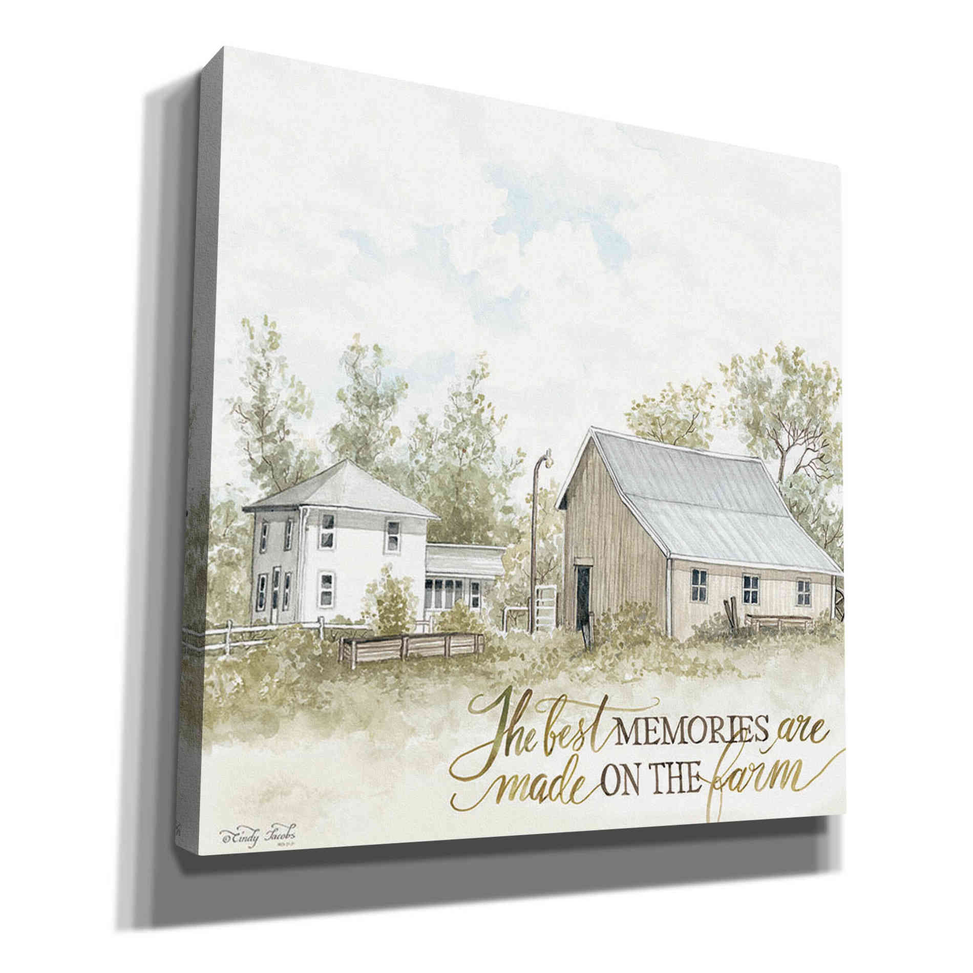 'The Best Memories' by Cindy Jacobs, Canvas Wall Art