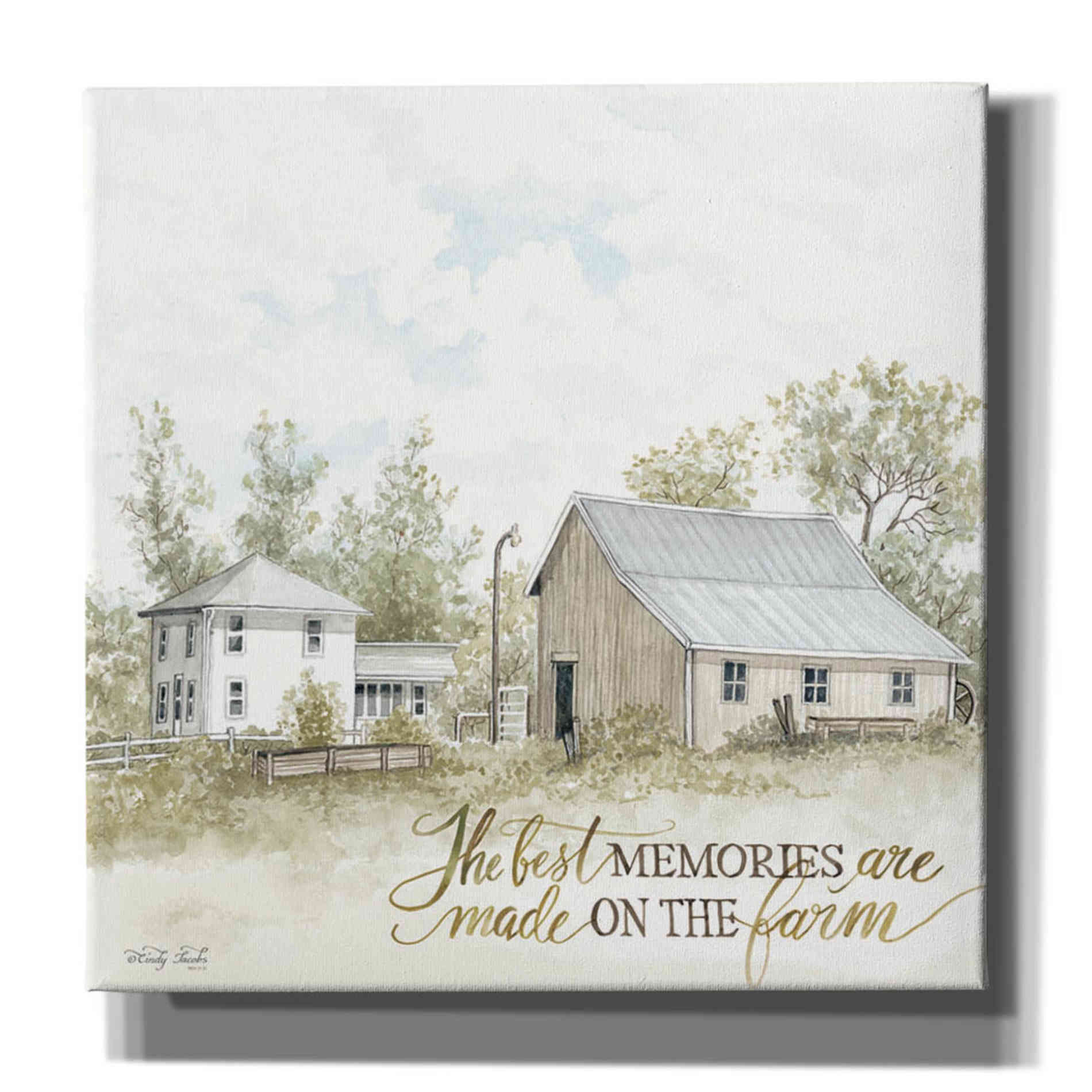 'The Best Memories' by Cindy Jacobs, Canvas Wall Art