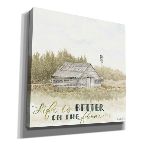 'Life is Better on the Farm' by Cindy Jacobs, Canvas Wall Art