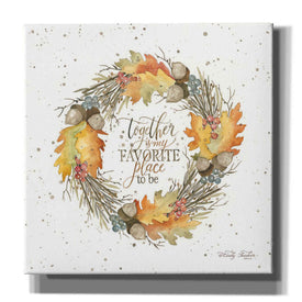 'Together Wreath' by Cindy Jacobs, Canvas Wall Art