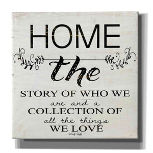 'Home - A Story of Who We Are' by Cindy Jacobs, Canvas Wall Art