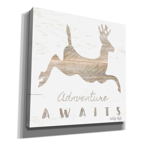 Image of 'Adventure Awaits Deer' by Cindy Jacobs, Canvas Wall Art