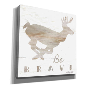 'Be Brave Deer' by Cindy Jacobs, Canvas Wall Art
