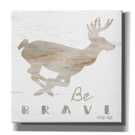 'Be Brave Deer' by Cindy Jacobs, Canvas Wall Art