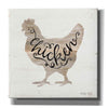 'Chicken in Beige' by Cindy Jacobs, Canvas Wall Art