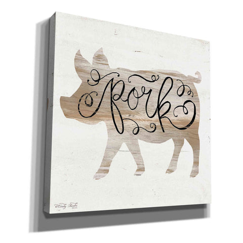 Image of 'Pork in Beige' by Cindy Jacobs, Canvas Wall Art