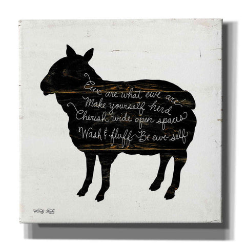 Image of 'Sheep - Make Yourself Herd' by Cindy Jacobs, Canvas Wall Art