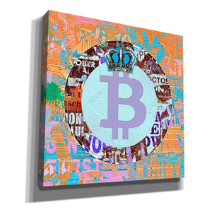 'Bitcoin Cryptocurrency 2-1' by Irena Orlov, Canvas Wall Art