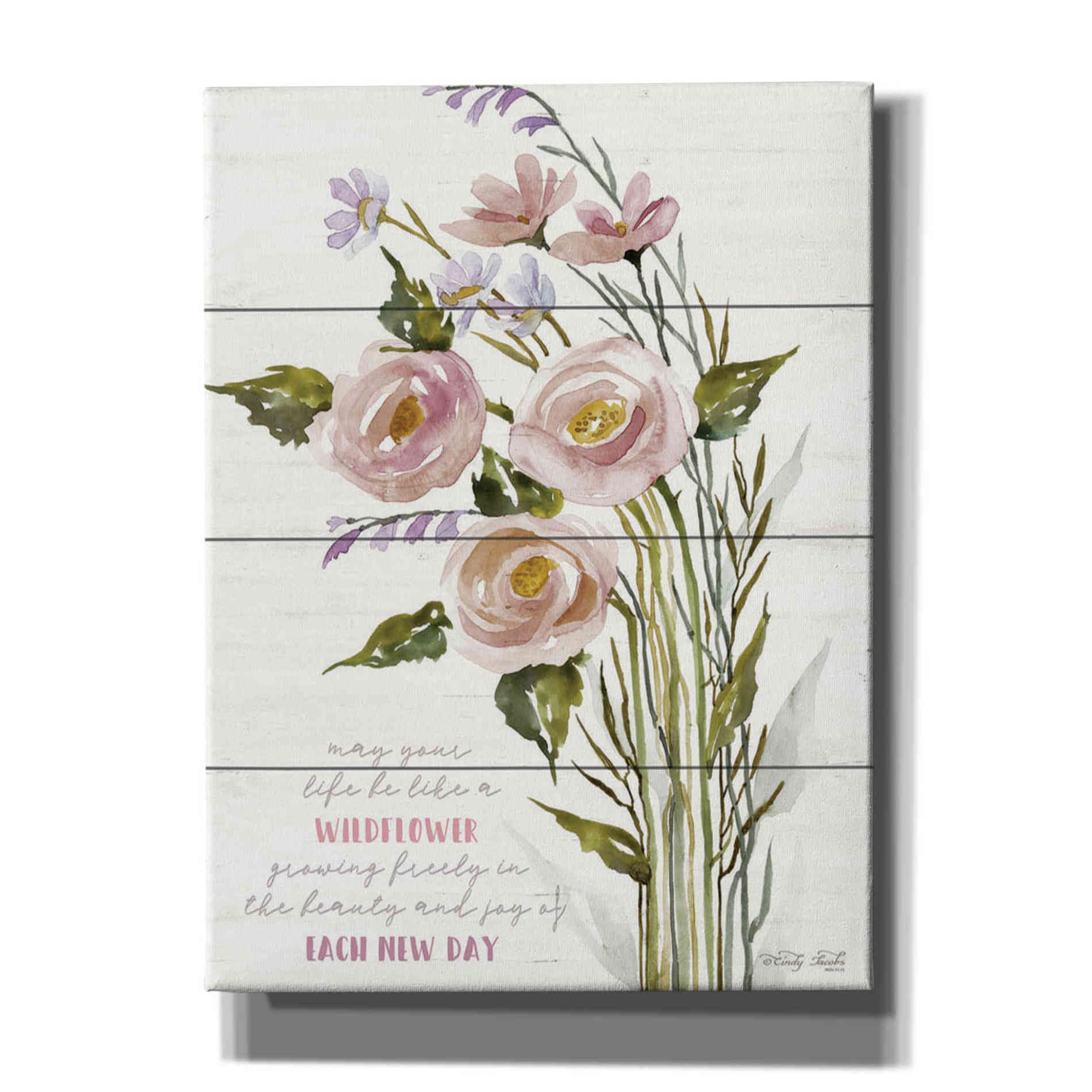 'Each New Day' by Cindy Jacobs, Canvas Wall Art