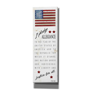 'I Pledge Allegiance' by Cindy Jacobs, Canvas Wall Art