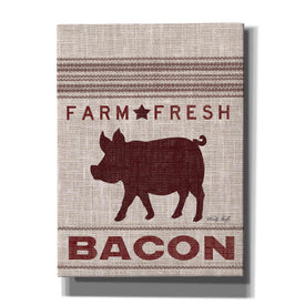 'Grain Sack Bacon' by Cindy Jacobs, Canvas Wall Art