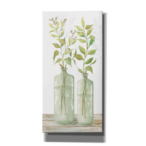 Image of 'Simple Leaves in Jar I' by Cindy Jacobs, Canvas Wall Art