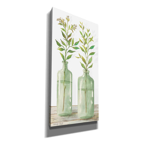 Image of 'Simple Leaves in Jar III' by Cindy Jacobs, Canvas Wall Art