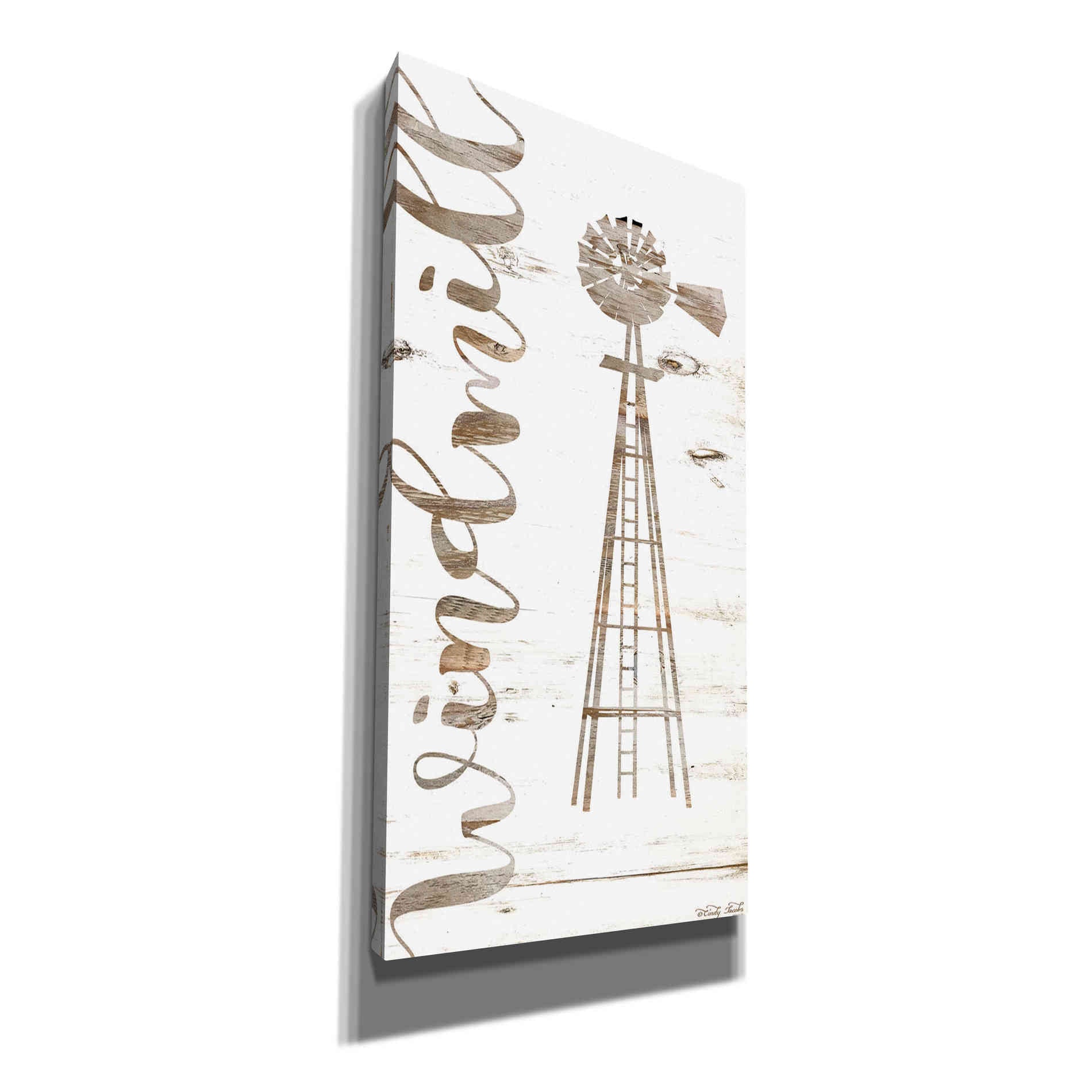 'Windmill' by Cindy Jacobs, Canvas Wall Art