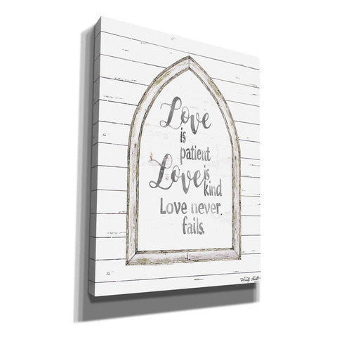 Image of 'Love is Patient Arch' by Cindy Jacobs, Canvas Wall Art