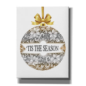 'Tis the Season Ornament' by Cindy Jacobs, Canvas Wall Art