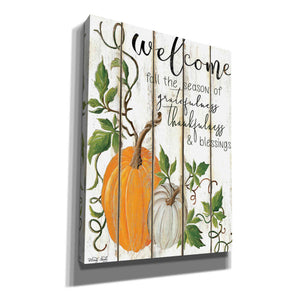 'Welcome Fall' by Cindy Jacobs, Canvas Wall Art