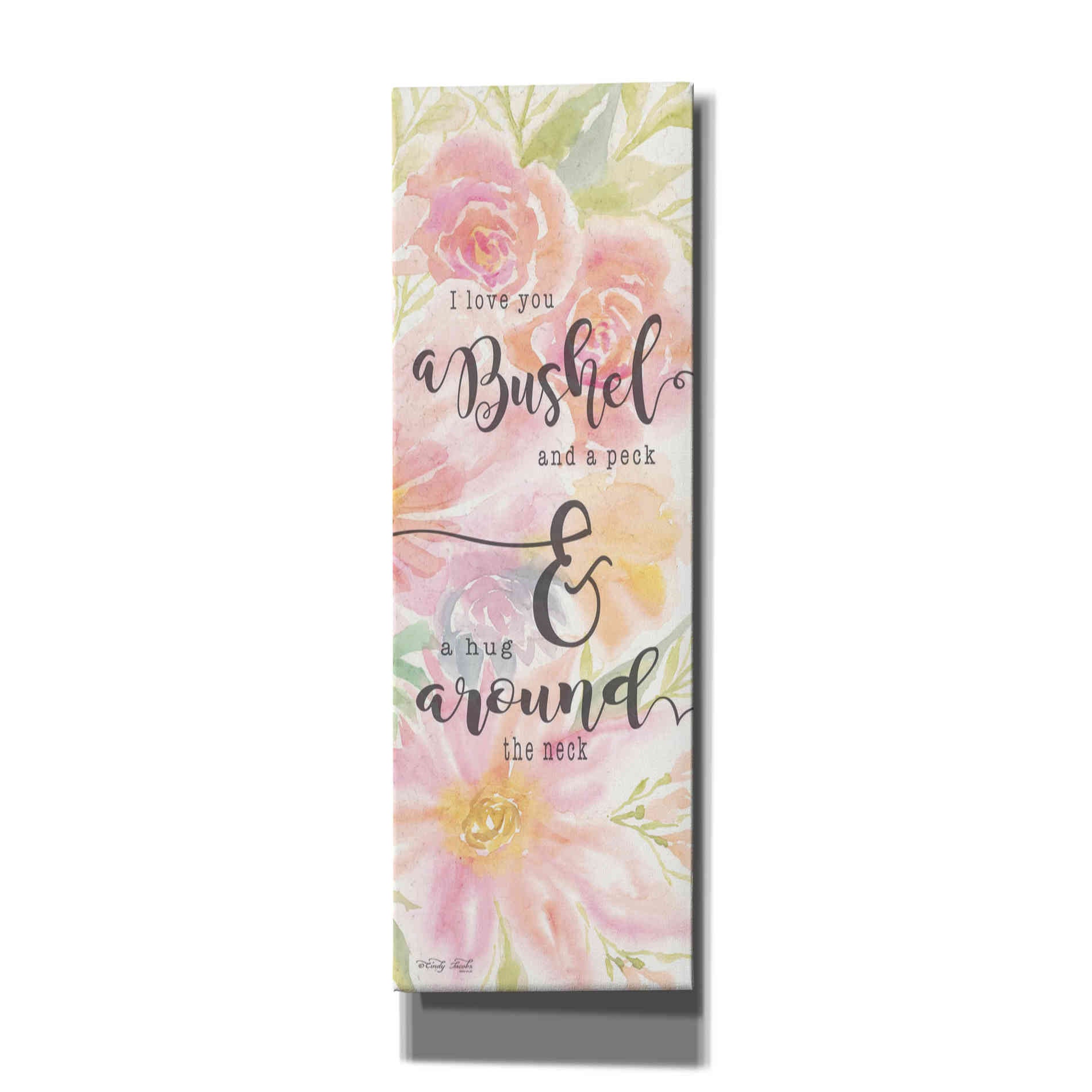 'I Love You a Bushel and a Peck' by Cindy Jacobs, Canvas Wall Art