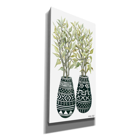 Image of 'Mud Cloth Vase I' by Cindy Jacobs, Canvas Wall Art